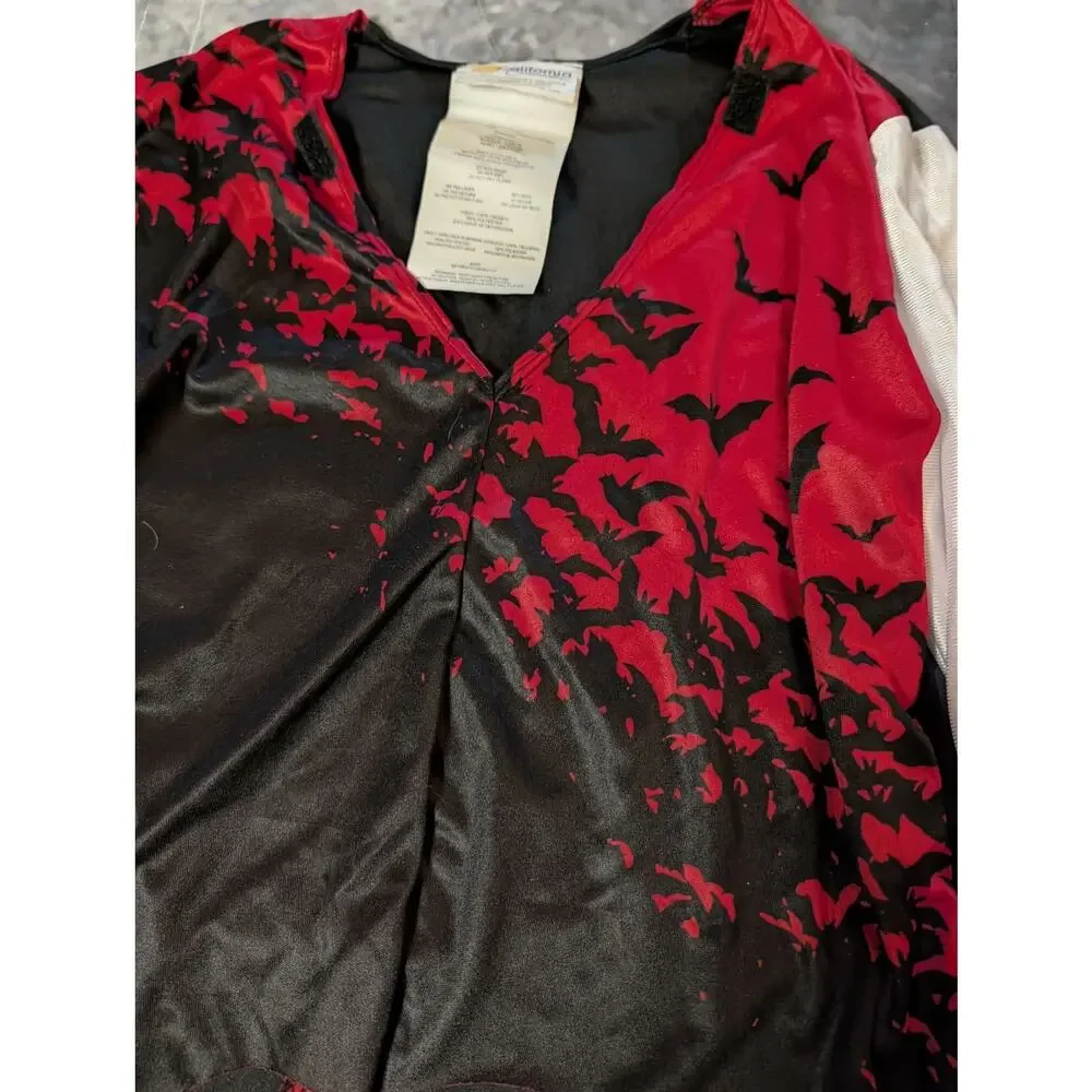California Costume Halloween Vampire Prince Of Darkness Child L Cape Bat Vest